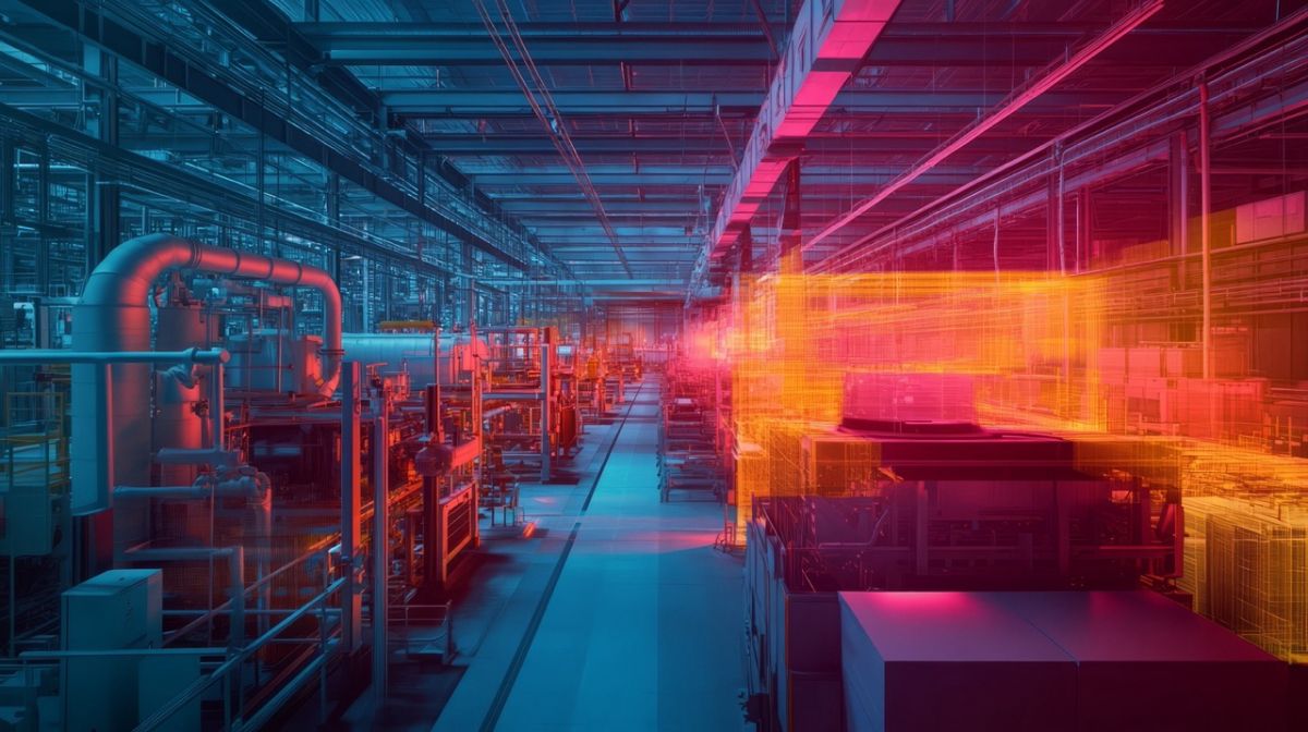 作業エリアを視覚化したヒートマップ画像